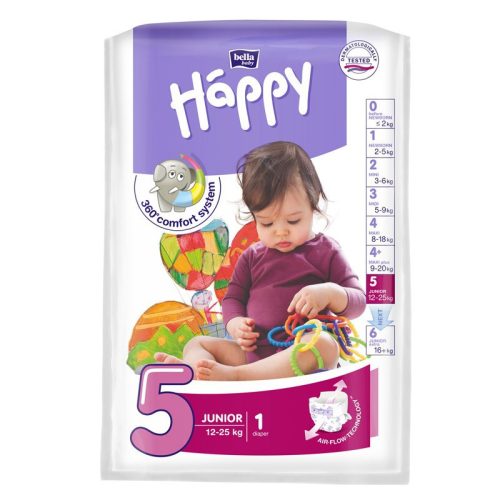 Bella Happy Junior pelenka Big Pack 12-25kg - 58 db