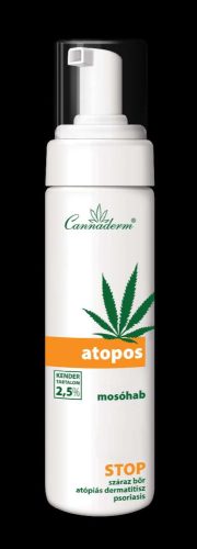 Cannaderm Atopos mosóhab 180ml