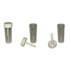 Csavaros széklettároló 