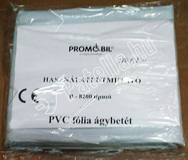PCV ágybetét fólia 120x200 cm