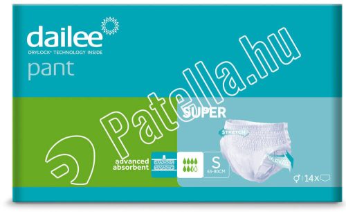 Dailee pant super nadrágpelenka  S (2110 ml) - 14 db