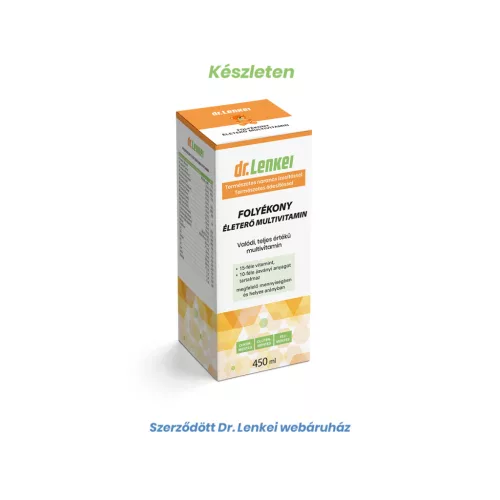 Dr. Lenkei Folyékony Életerő Multivitamin - 450 ml (narancs)