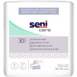 Seni Care Air Laid törlőkendő - 30db