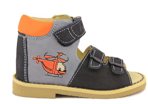 Premium keskeny FLO-07 SALUS Gyermekszandál 2 csat 1 tépőzár