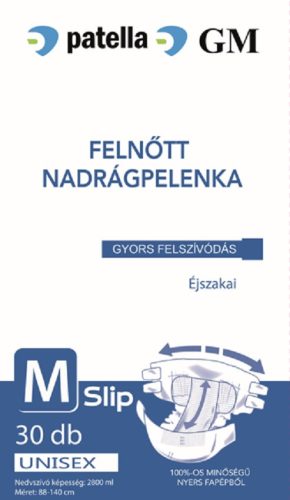 GM Nadrágpelenka éjszakai M Slip 2800 ml - 30db