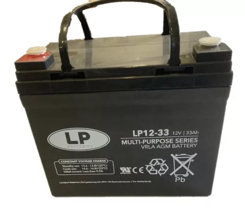 Lp12-33 33AH moped akumlátor