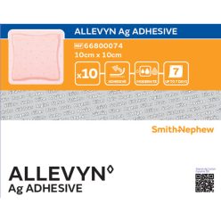 Allevyn ag adhesive kötszer 10 x 10 cm 10 db