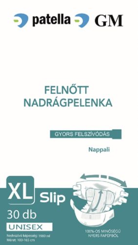 GM Nadrágpelenka nappali XL Slip 1980 ml - 30db