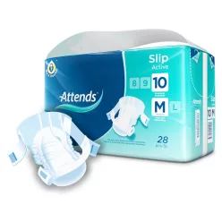   Attends Slip Active 10 M éjszakai felnőtt pelenka (2608 ml) - 28 db