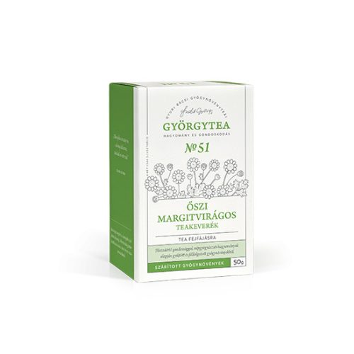 Györgytea Őszi margitvirágos teakeverék (Tea fejfájásra) 50g