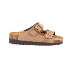 Grünland Hola papucs taupe két csatos