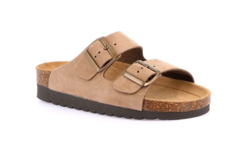 Grünland Hola papucs taupe két csatos