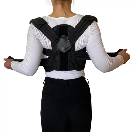 ElastoFix tartásjavító háttámasz merevítéssel és elasztikus pántrendszerrel 