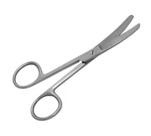 Sebészeti olló 18cm hajlított tompa 