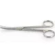 Sebészeti olló 18cm hajlított/tompa/hegyes cooper