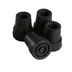   Mankógumi fekete fémbetéttel 22mm (könyök és hónalj mankóhoz)