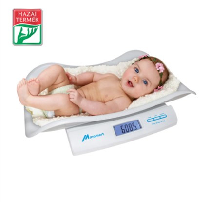 Momert 6477 elektromos csecsemő mérleg