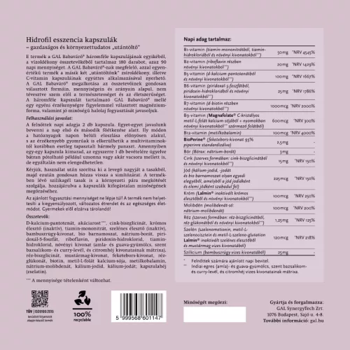 GAL Babaváró® – Negyedéves kiszerelés