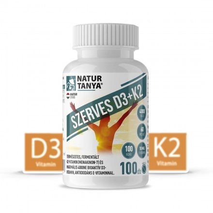 Natur Tanya Szerves D3 4000NE és K2-vitamin 