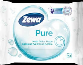 Zewa Pure nedves toalettpapír - 42db