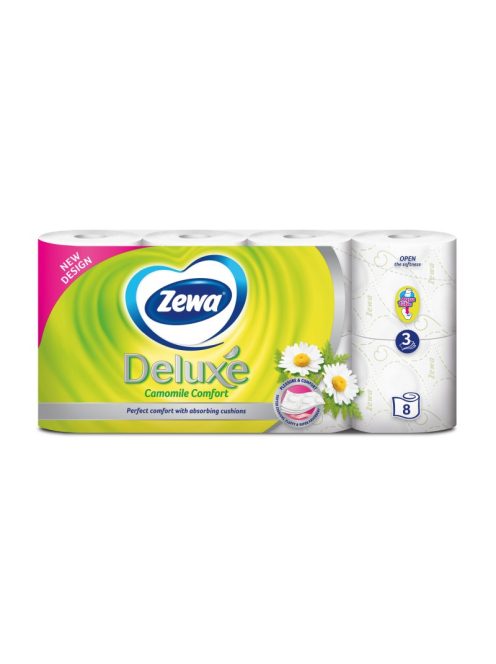 Zewa Deluxe toalettpapír kamilla 3 rétegű - 8db