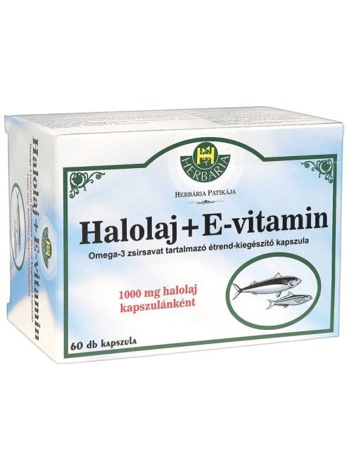 Halolaj + E vitamin étrendkiegészító - 60db