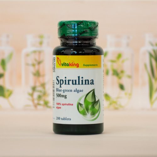 Vitaking SPIRULINA ALGA TABLETTA 200 db