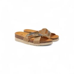 Scholl La Serena Strap papucs homok