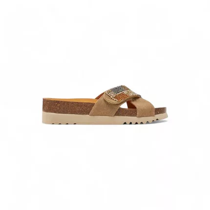 Scholl La Serena Strap papucs homok