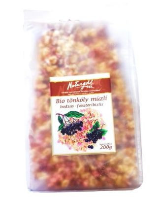 Bio tönköly müzli bodzás-feketeribizlis 200g