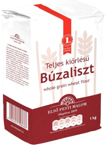 Teljes kiőrlésű búzaliszt -1kg