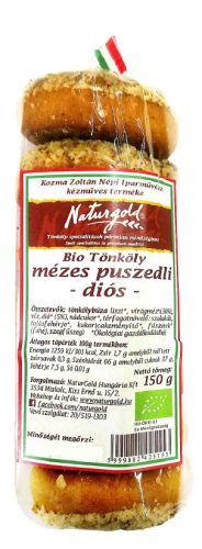 Bio tönköly mézes diós puszedli -150g