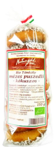 Bio tönköly mézes kókuszos puszedli -150g