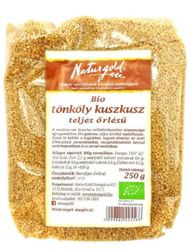 Bio tönköly teljes őrlésű kuszkusz 250g