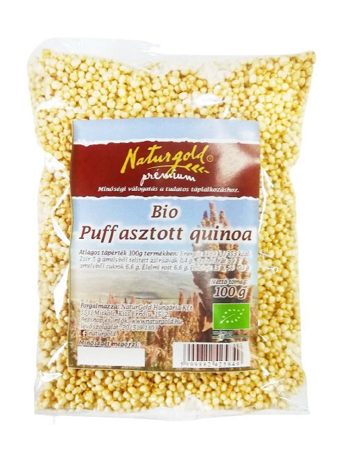 Bio puffasztott natúr quinoa -100g