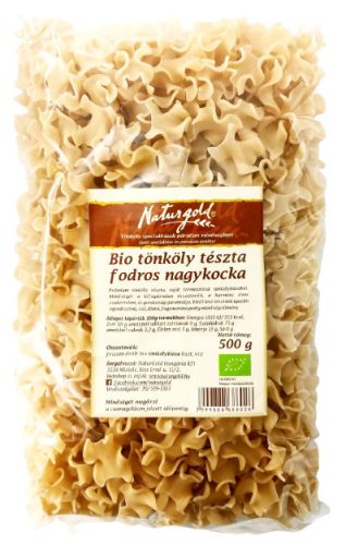 Bio tönköly tészta fodros nagykocka 500g