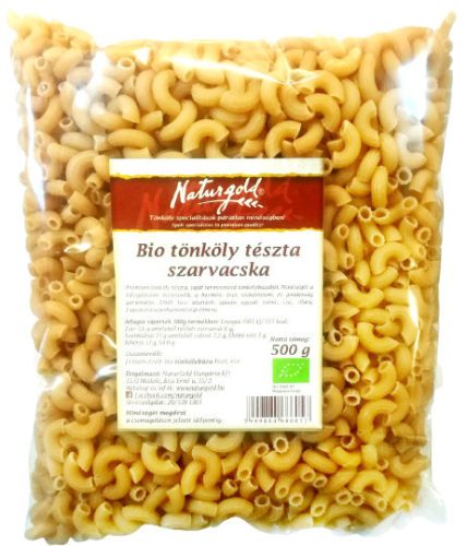 Bio tönköly tészta szarvacska 500g