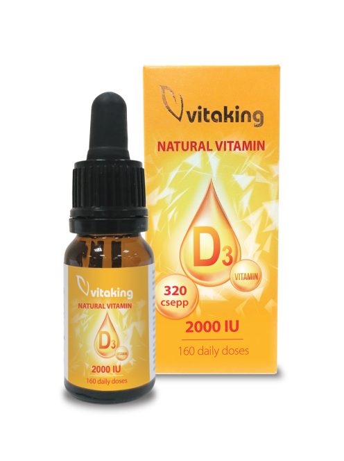Vitaking D3 vitamin csepp 2000NE