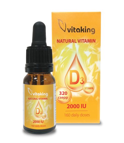 Vitaking D3 vitamin csepp 2000NE