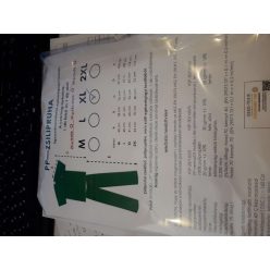   Zsilipruha M -es kö gtős nadrág V nyakú felső 50gr fehér 