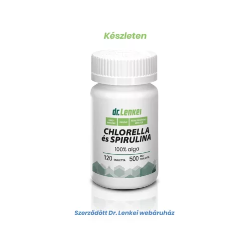 Dr. Lenkei Chlorella és Spirulina - 120 db