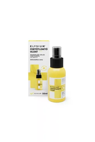 Elysium povidon-jód 10%-os fertőtlenítő oldat - spray - 50 ml