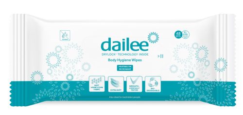 Dailee nedves törlőkendő 48 db