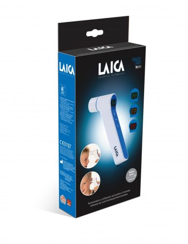 Laica infrás fül- és homlok hőmérő 2 in 1