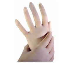 Steril gumi kesztyű latex púderezett 1 pár