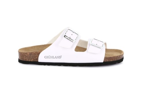 Grünland Sara papucs fehér két csatos