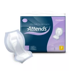   Attends Contours Regular 7 anatómiai inkontinencia betét, 28 db