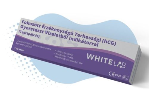 Fokozott Érzékenységű Terhességi (hCG) Gyorsteszt Vizeletből - Whitelab 1 db