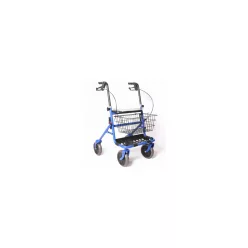 GM 4258 kék acél négykerekű rollátor 130 kg