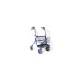 GM 4258 kék acél négykerekű rollátor 130 kg
